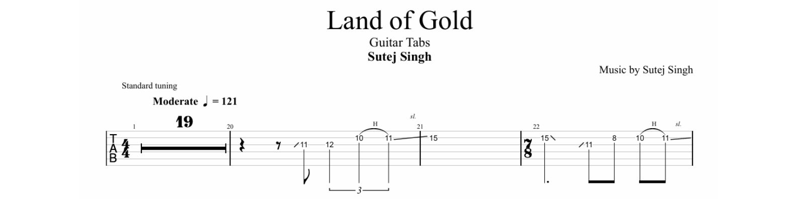 Log Guitar Tab